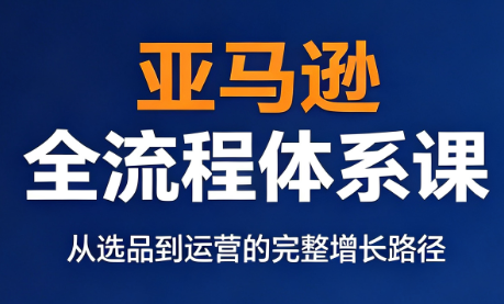 跨境大武当·亚马逊全流程体系课-泱泱学习社