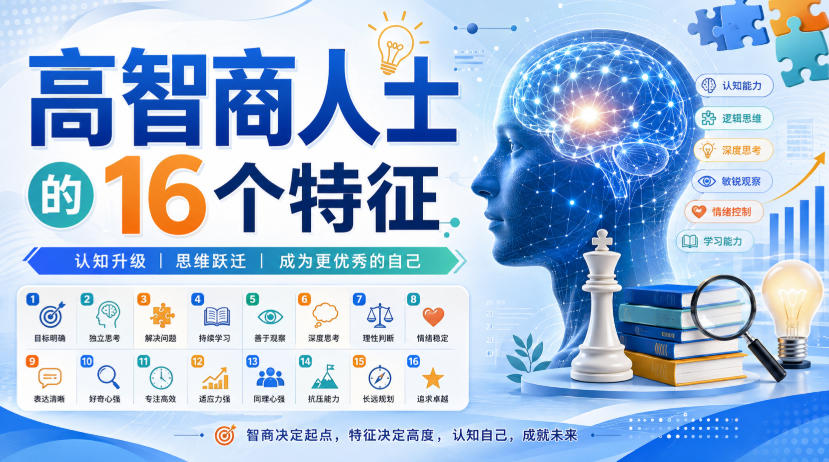 付费文章：高智商人士的16个特征-泱泱学习社