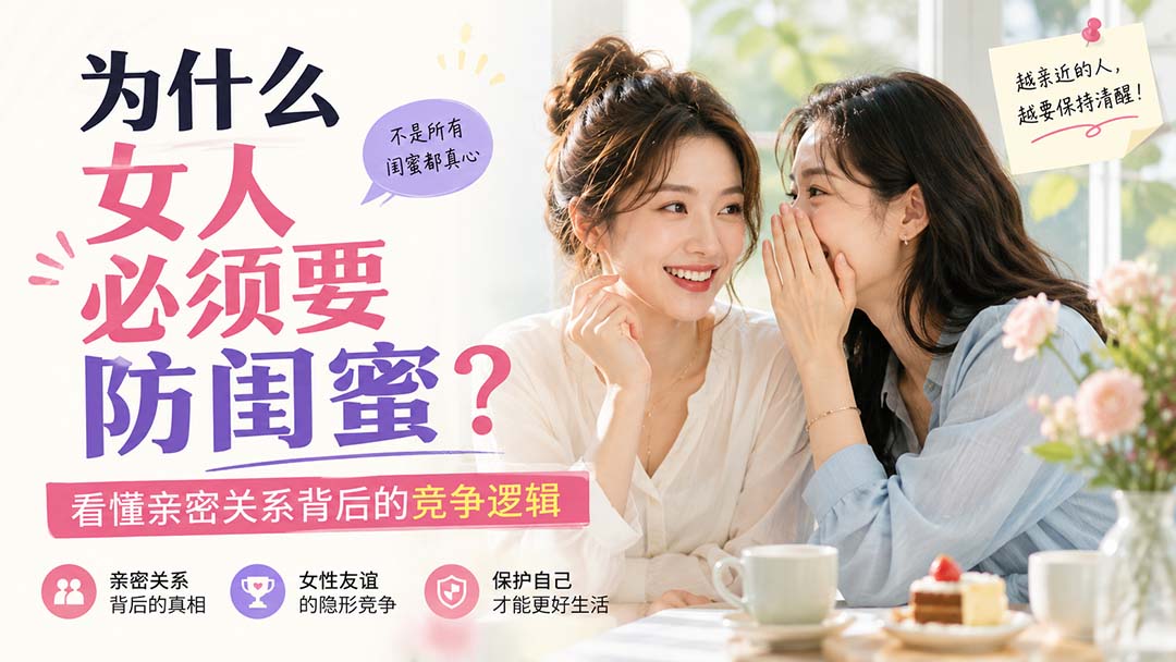 付费文章：为什么女人必须要防闺蜜？看懂亲密关系背后的竞争逻辑-泱泱学习社