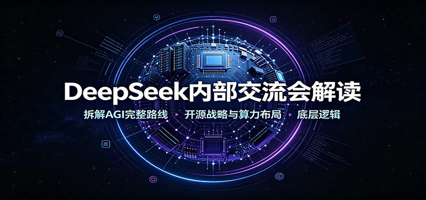 DeepSeek内部交流会解读：拆解AGI完整路线，开源战略与算力布局底层逻辑-泱泱学习社