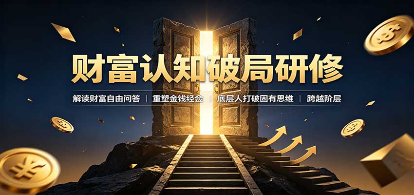 财富认知破局研修:解读”孙割”,重塑金钱观念,底层人打破固有思维跨越阶层-泱泱学习社