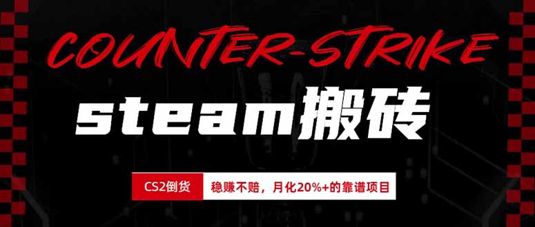 steam搬砖,倒卖cs2饰品,达到月化20%+的收益,真正的靠谱可落地长期项目-泱泱学习社