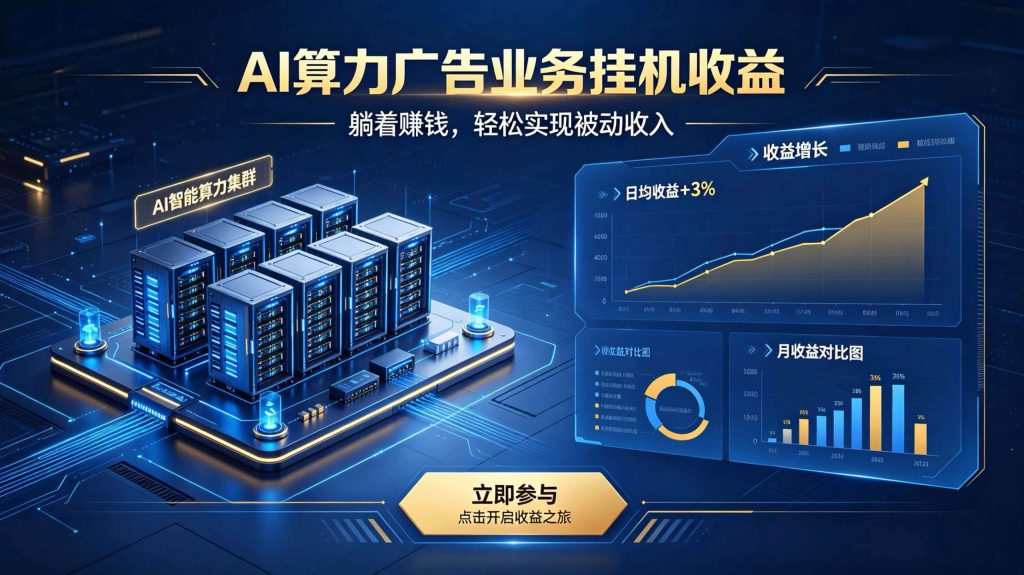 AI算力广告业务|AI时代个人或工作室新赛道-泱泱学习社