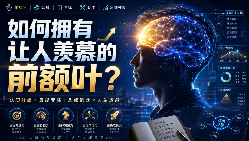 付费文：如何拥有让人羡慕的前额叶？-泱泱学习社
