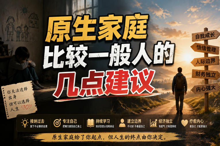 付费文章：给原生家庭比较一般人的几点建议-泱泱学习社
