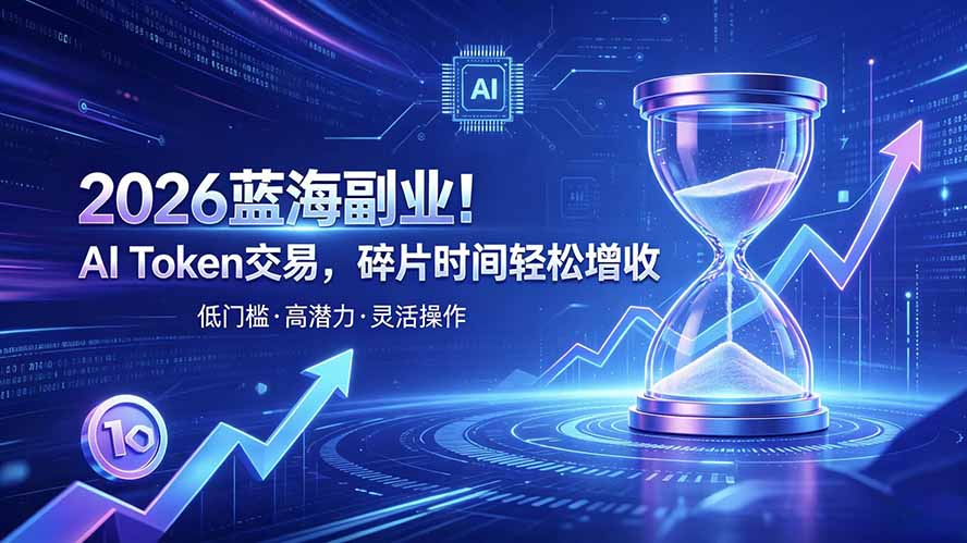 AI Token算力赛道!普通人可入局的数字副业-泱泱学习社