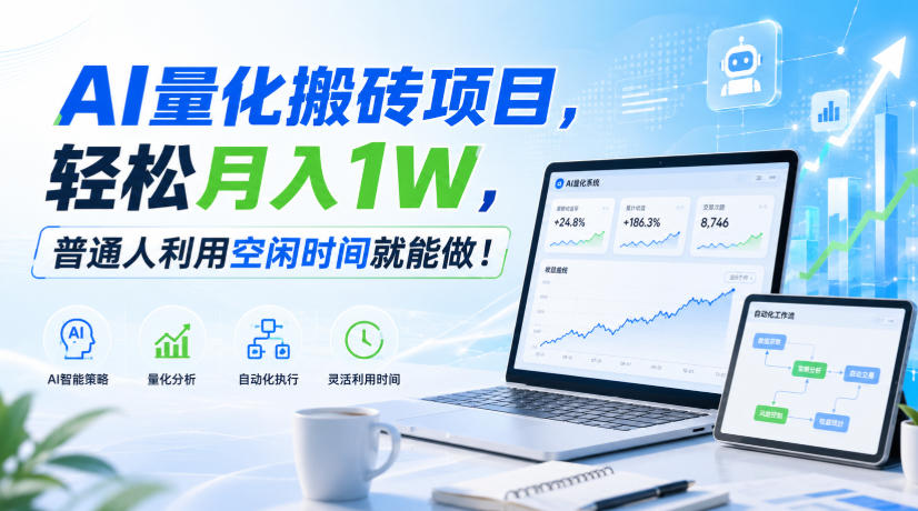 利用AI实现自动量化搬砖,月入万元,任何人都可以做!-泱泱学习社