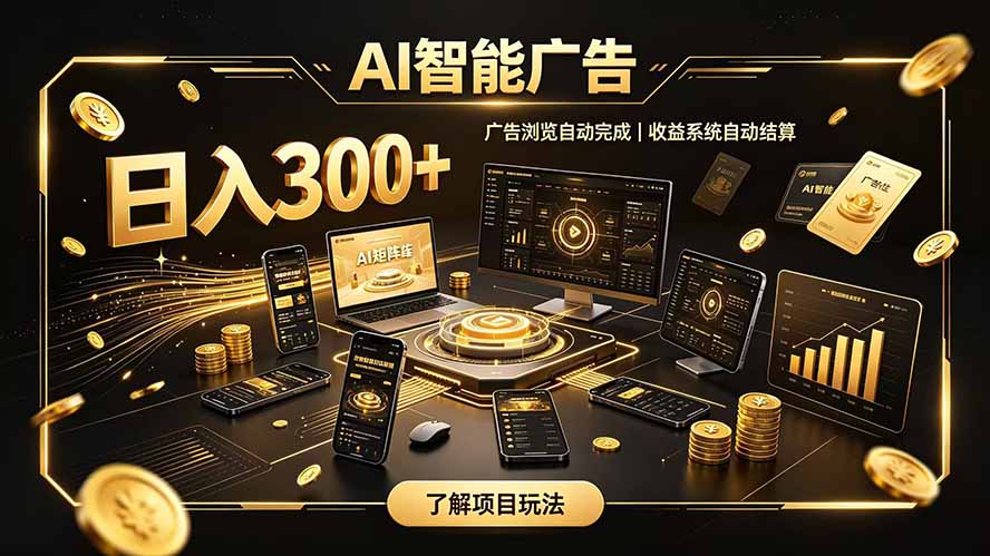 自研 AI 系统｜轻资产起步｜长期稳定收益｜宝妈 上班族轻轻松松日入300+-泱泱学习社