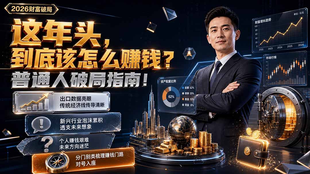付费文章:这年头,到底该怎么赚钱?普通人破局指南!-泱泱学习社