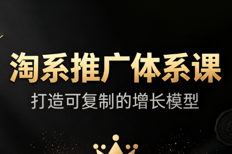 大山·淘系推广体系课-泱泱学习社