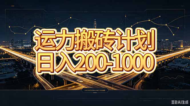 运力搬砖,风口项目。当日收益稳定200-1000。 每天仅需一小时,新人轻松上手。-泱泱学习社