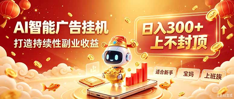 告别手动干活！AI自动化，解锁线上被动收益-泱泱学习社