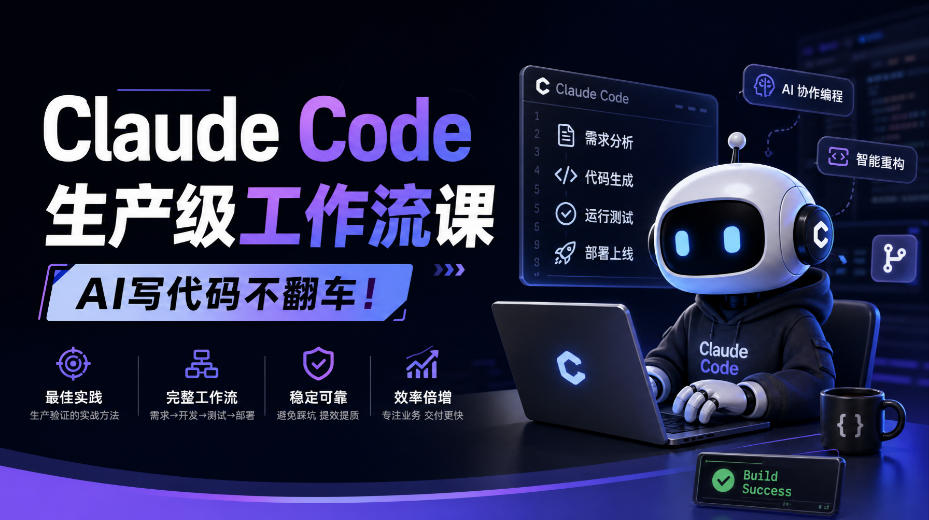 Claude Code生产级工作流课，AI写代码不翻车！【原创双语字幕】-泱泱学习社