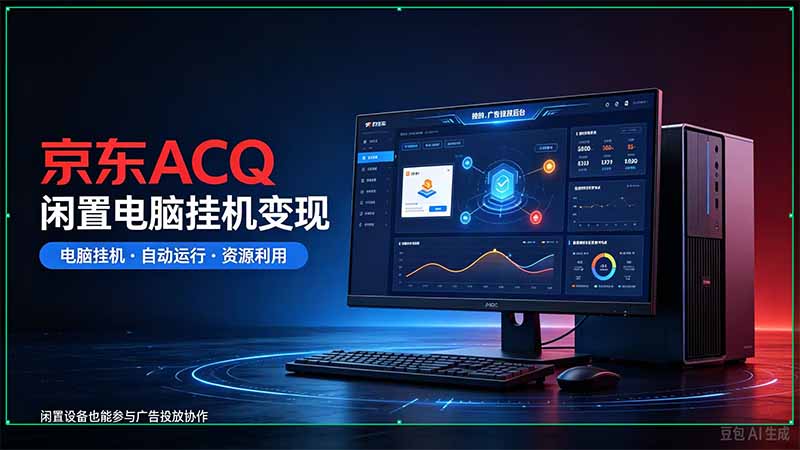 京东ACQ是什么?闲置电脑挂机采集项目拆解-泱泱学习社