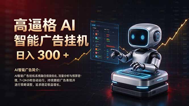 普通人的 AI 副业机会,日入300+新手小白也能起步,-泱泱学习社
