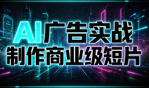 AI广告实战制作商业级短片-泱泱学习社