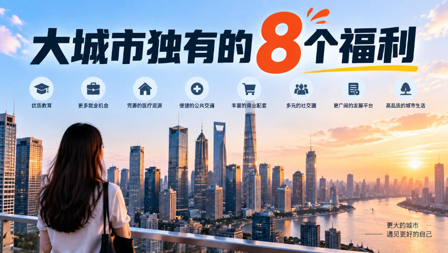 某公众号付费文章：大城市独有的8个福利-泱泱学习社