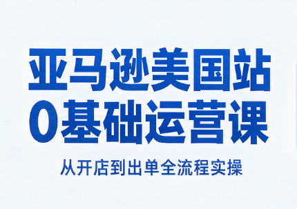亚马逊美国站0基础运营课-泱泱学习社