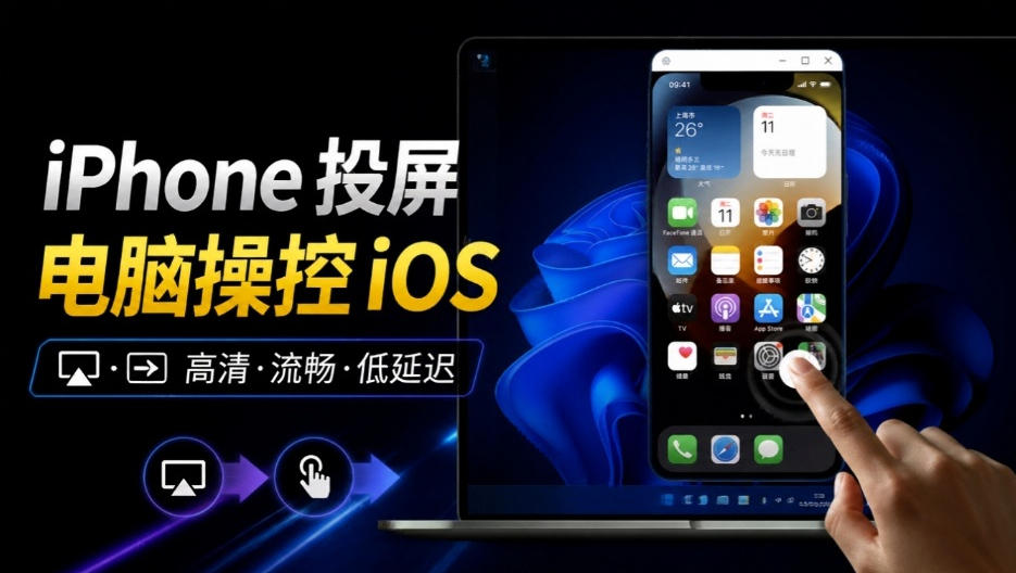 iPhone投屏到Windows电脑,还支持操控IOS系统,多台设备能同时上屏,有点意思iPhoneMirror-泱泱学习社