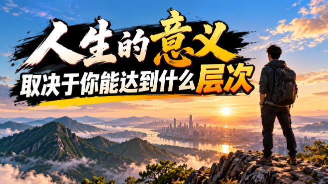 某公众号付费文章：人生的意义，取决于你能达到什么层次-泱泱学习社