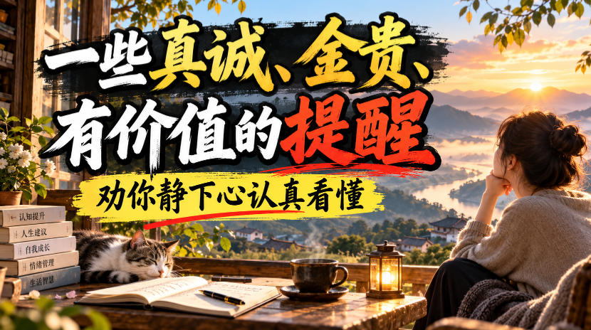 付费文章:一些真诚、金贵、有价值的提醒,劝你静下心认真看懂-泱泱学习社