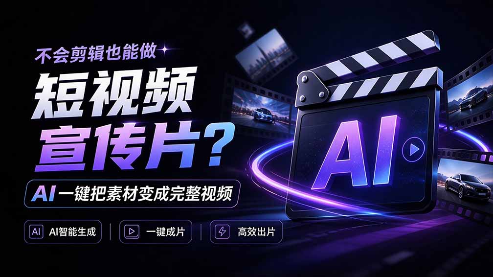 我跪下来了！不会剪辑也能做短视频宣传片？ AI 一键把素材变成完整视频，真是神奇，OpenFilm 超省事-泱泱学习社