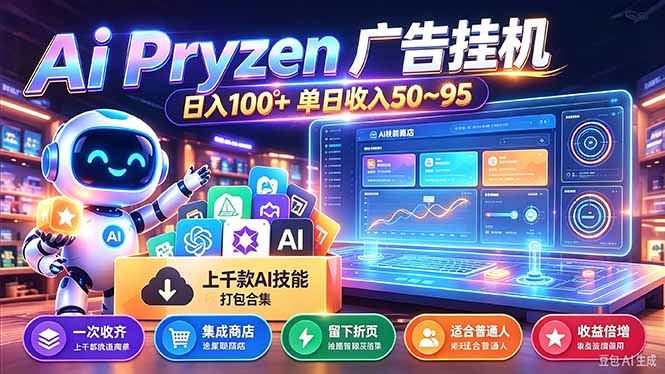 Pyrzen广告挂机, 全自动挂机风口项目, 单日50-95/天 虽然不是很暴力但是很稳-泱泱学习社