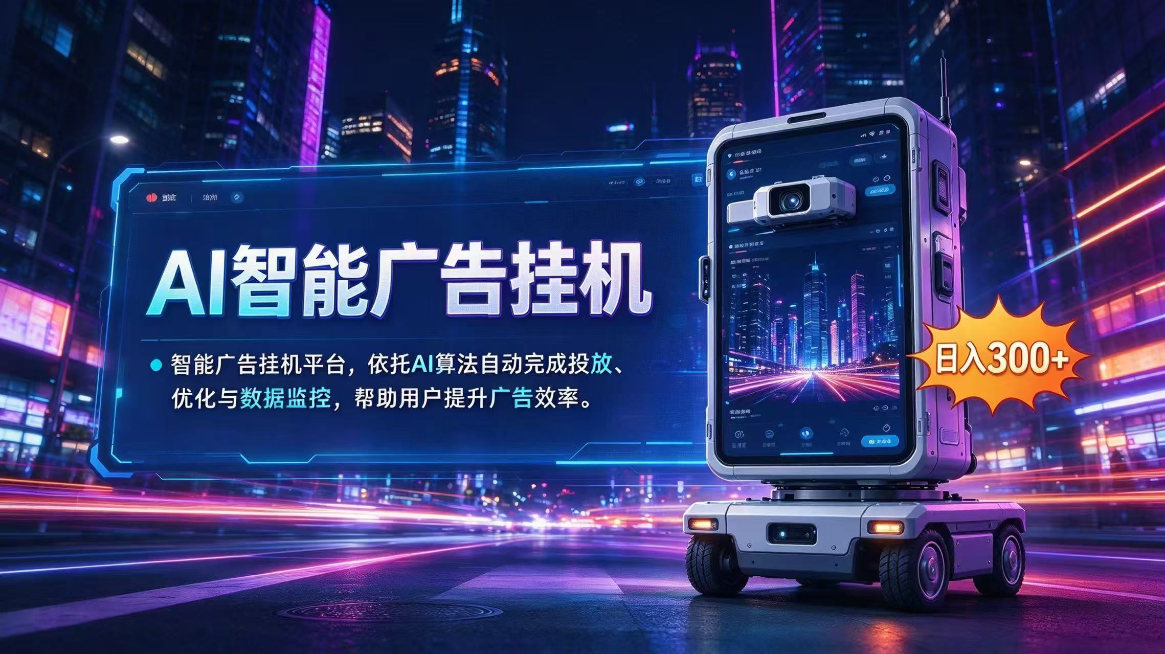 AI 智能广告挂机|AI 自动运行,轻松托管广告任务-泱泱学习社