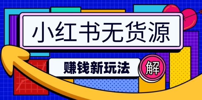小红书无货源赚钱新玩法：无需涨粉囤货直播，轻松实现日破2w-泱泱学习社