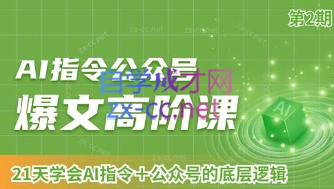 AI破局俱乐部·AI指令公众号高阶课（第2期）-泱泱学习社