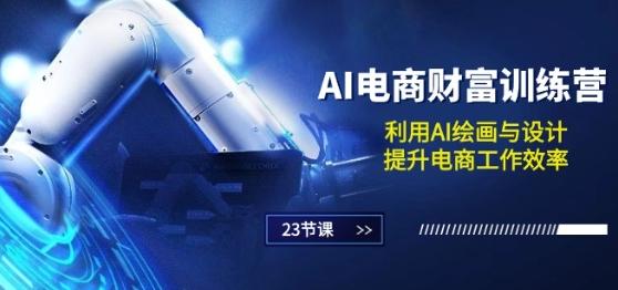 AI电商-财富训练营：利用AI绘画与设计，提升电商工作效率(23节课)-泱泱学习社