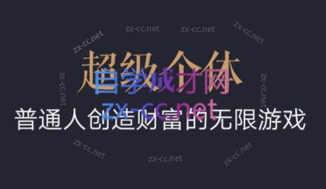 超级个体·普通人创造财富的无限游戏-泱泱学习社