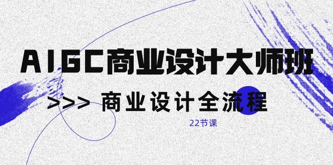 AIGC-商业设计大师班，商业设计全流程(22节课-泱泱学习社
