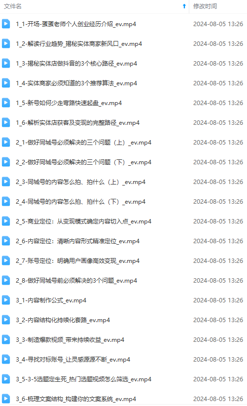 图片[1]-实体店老板获客特训营：认知、定位、文案、矩阵、直播、AI等(72节-泱泱学习社