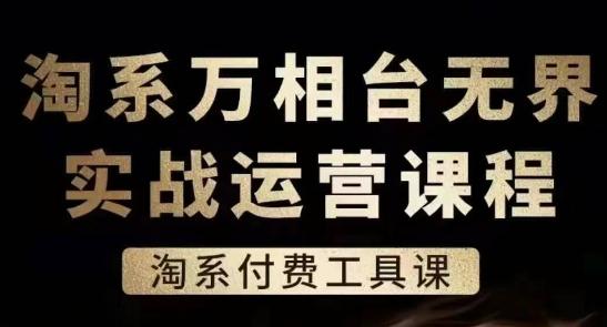淘系万相台无界实战运营课，淘系付费工具课-泱泱学习社