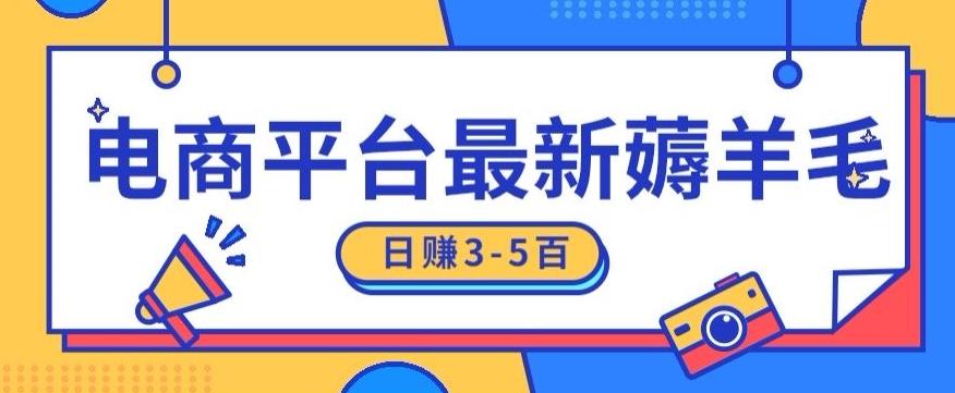 日赚300-500的电商平台薅羊毛新玩法，可重复操作，小白也可简单上手-泱泱学习社