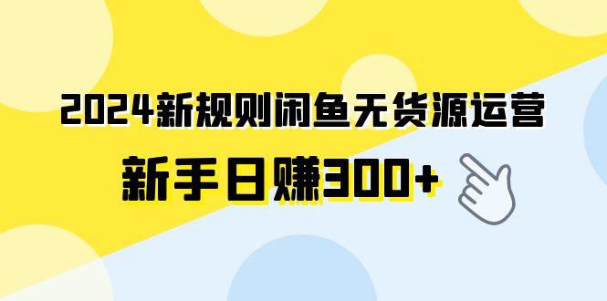 (9522期)2024新规则闲鱼无货源运营新手日赚300+-泱泱学习社