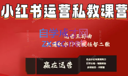 赢在运营·小红书IP变现运营私教课-泱泱学习社