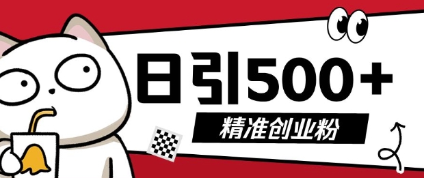最新抖音引流创业粉，几分钟一个视频，非常暴力，小白直接可上手操作【揭秘】-泱泱学习社