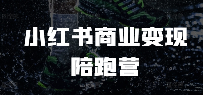 小红书商业变现陪跑营，小红书电商教程-泱泱学习社