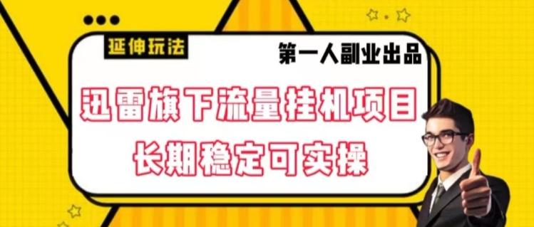 迅雷旗下流量挂机项目，长期稳定可实操【揭秘】-泱泱学习社