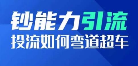 钞能力引流：投流如何弯道超车，投流系数及增长方法，创造爆款短视频-泱泱学习社