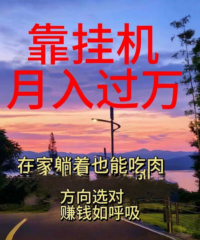 靠挂机，日入1000+，躺着也能吃肉，电脑手机都可挂-泱泱学习社