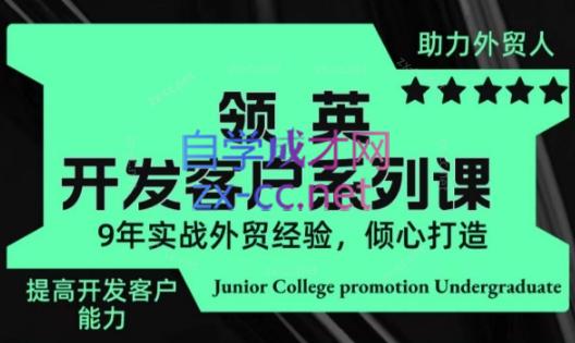 城哥·领英开发客户系列课-泱泱学习社