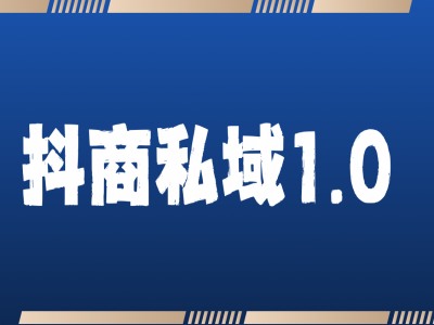 抖商服务私域1.0，抖音引流获客详细教学-泱泱学习社