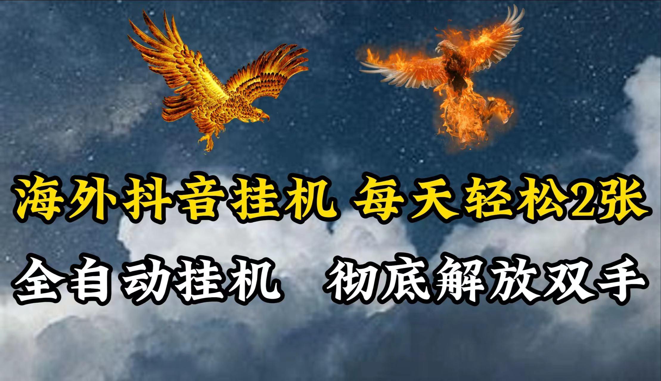 海外抖音挂机，每天轻松2张，全自动挂机，彻底解放双手！-泱泱学习社
