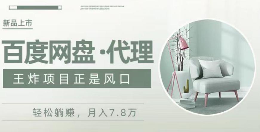 度盘代理，月入7w保姆级全方位教程-泱泱学习社