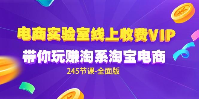 (9859期)电商-实验室 线上收费VIP，带你玩赚淘系淘宝电商(245节课-全面版)-泱泱学习社