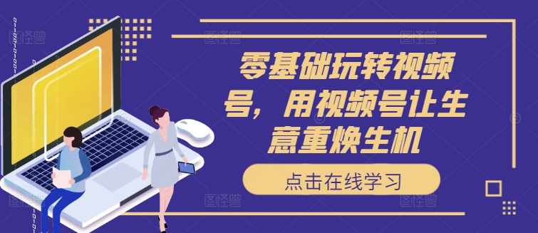 零基础玩转视频号，用视频号让生意重焕生机-泱泱学习社