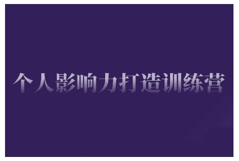 个人影响力打造训练营，掌握公域引流、私域运营、产品定位等核心技能，实现从0到1的个人IP蜕变-泱泱学习社